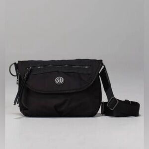 NWOT Lululemon Black Crossbody Bag